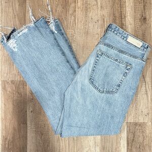 NWT AG ADRIANO GOLDSCHMIED THE JODI CROP high rise flare crop women’s Jeans 27